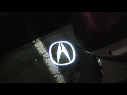 Integra Illuminated A-Mark! (And Projected A-Mark On doors -- AND! Illuminated door handles!)