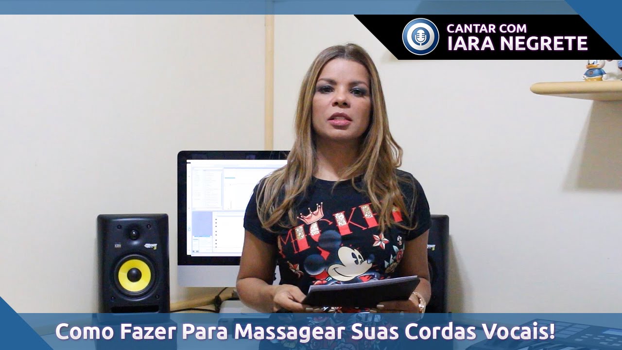 Massageando as Suas Cordas Vocais Em Poucos Minutos