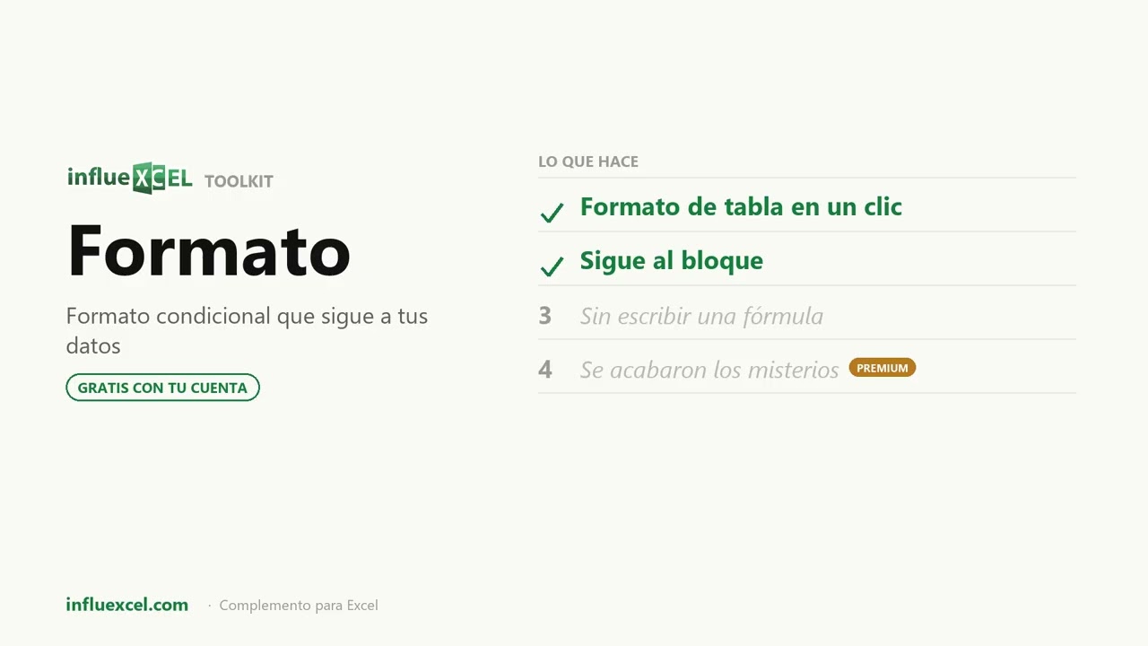 Vídeo: Formato condicional que sigue a una tabla dinámica (y a cualquier desbordamiento)