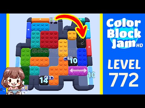 Color Block Jam Level 772 Solution Walkthrough