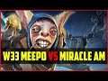 w33 Meepo (7.6K MMR) vs Miracle- Anti Mage (8K ...