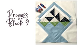 Pieceful Basket Quilt Along Block 9