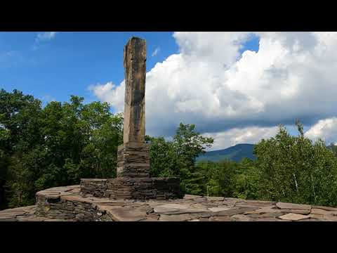 ⁴ᴷ⁶⁰ Walking tour of the Opus 40 Sculpture Park in Saugerties, New York