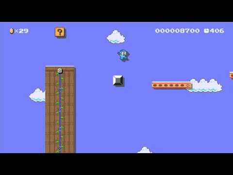 Super Mario Maker - Mega Man 3 - Snake Man Stage (SMB)