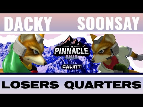 Dacky (Fox) vs Noble | Soonsay (Fox) - Losers Quarter Finals - Pinnacle 2021 Melee Singles Top 8