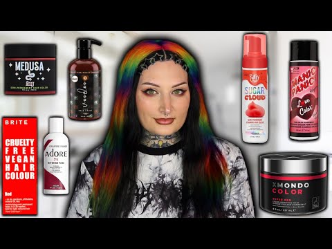 COMPARING ALL MY RED HAIR DYE SWATCHES! ❤️