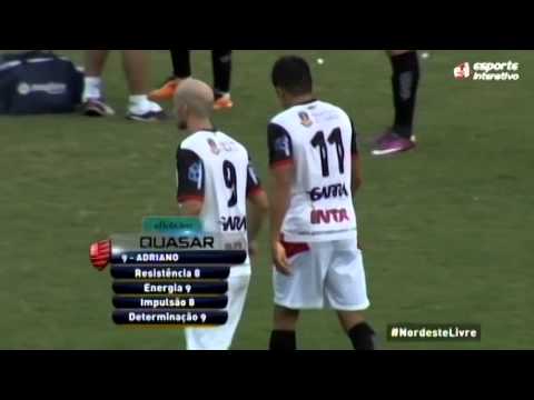 Jogador Quasar -- Copa do Nordeste - Santa Cruz x Guarany