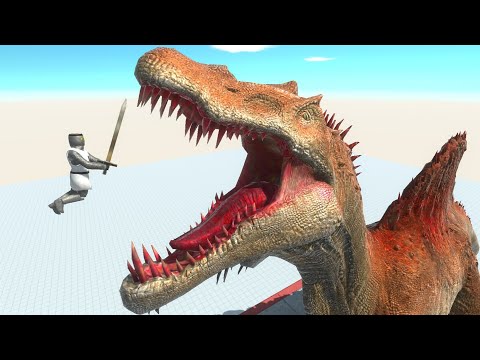 Monster Spinosaurus swallows everything – Animal Revolt Battle Simulator