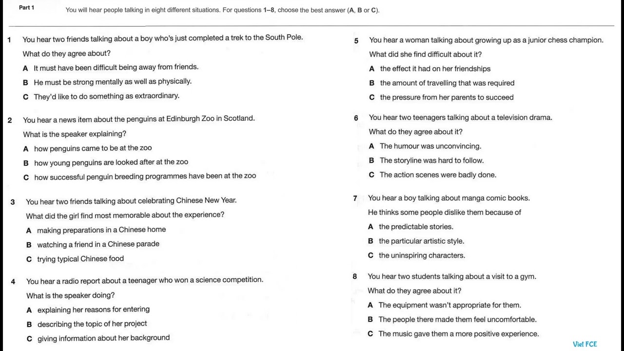 FCE for schools 1 - Easter Holidays