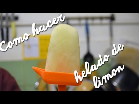 Como hacer helado de Limon