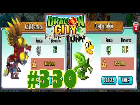 Dragon City "Capítulo 330 - El Dragón Adalid Azteca y Dragón Pétalo" por Tony