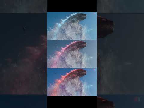 Fearsome Godzilla Evolves In PINK RED BLUEGodzilla X Kong The New Empire Toy Commercial 2024