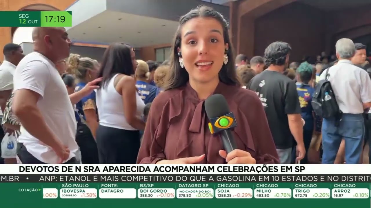 Devotos de Nossa Senhora Aparecida acompanham celebrações no interior de São Paulo