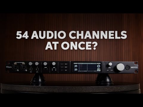 MOTU 10pre Thunderbolt 4/USB 4 Audio Interface Demo & Overview