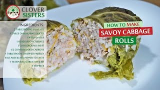 Savoy cabbage rolls