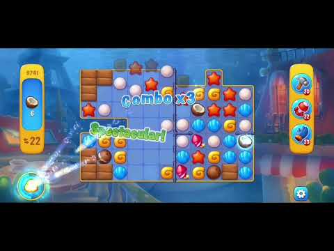 Fishdom gameLevel 9741