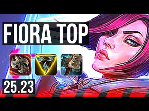 FIORA vs VOLIBEAR (TOP) | 7 solo kills, 8/1/1, Godlike | KR Master | 25.23