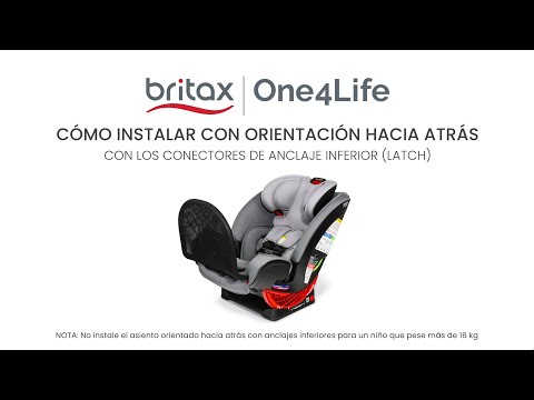 EN ESPAÑOL: How to Install Rear-Facing with Seat Belt & ARB: Britax One4Life All-In-One Car Seat