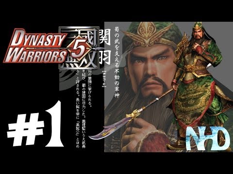 Let's Play Dynasty Warriors 5 Guan Yu (pt1) Battle of Si Shui Gate