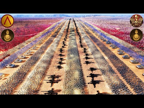 RANGE UNITS vs 6,000,000 SPARTANS, ROMANS & MONGOLS - Ultimate Epic Battle Simulator 2 | UEBS 2