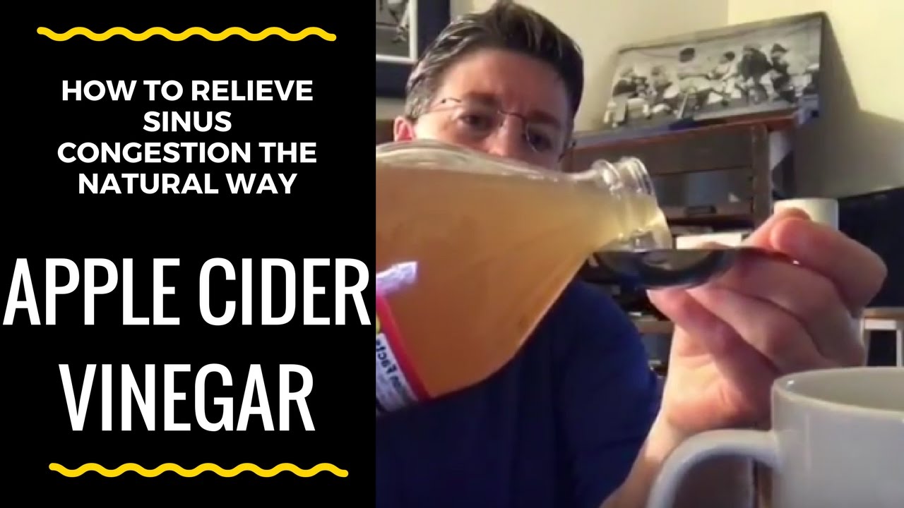 Sinus Infection Relief Using Apple Cider Vinegar