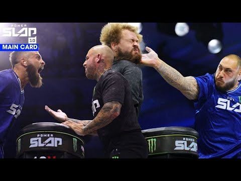 This Massive KO left the Crowd SHOCKED 😳 | Power Slap 10 - Main Card | Full Event