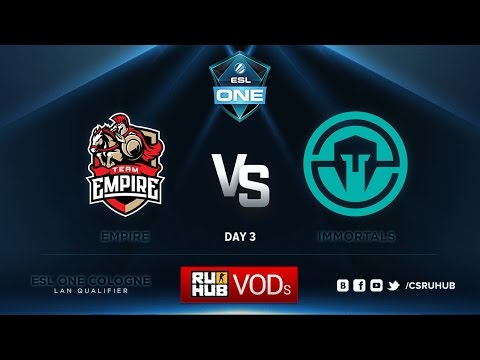 ESL One Cologne Qualifications - Team Empire vs. Immortals - de_cobblestone
