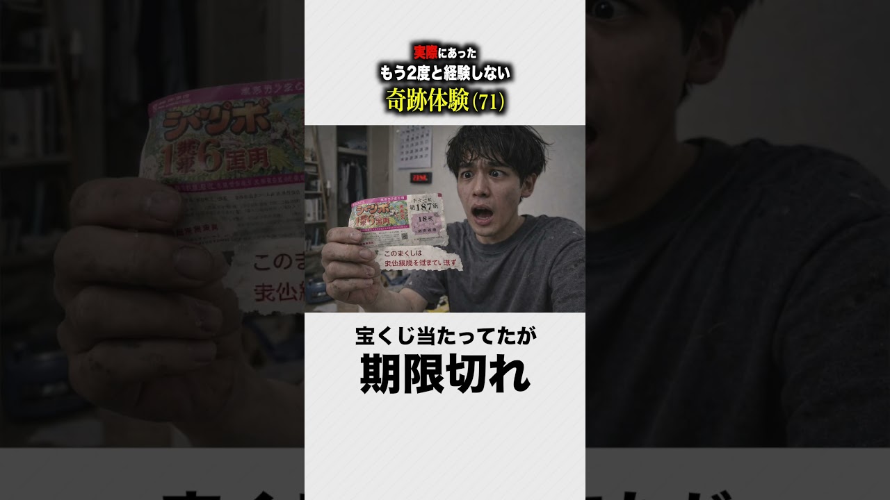 【実話】もう2度と経験しない奇跡体験71 #ほーみーず  #あるある  #珍事件  #放送事故