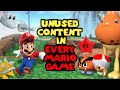 Unused Content From Every Mario Game
