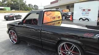 Team Woo Woo&#39;s Black SS 502 Truck on Amani Forged Wheels Stunt World BBQ