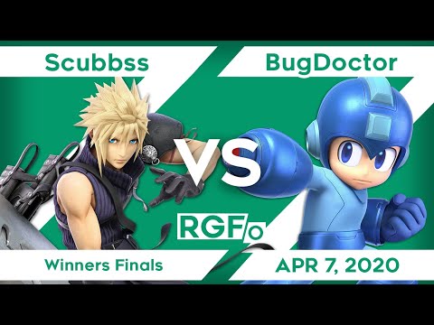 Scubbss (Cloud) vs. BugDoctor (Mega Man) - Winners Finals - RGF Online #4
