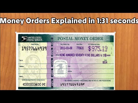 Money Orders - Explained in 1:31