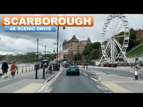 4K Scenic Drive - Scarborough Seafront Loop - North Yorkshire