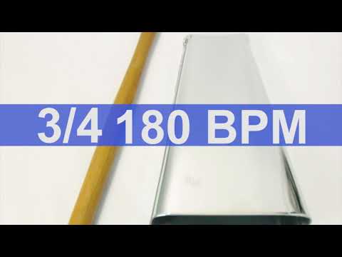 🔴 180 BPM Campana y Clave Metronome