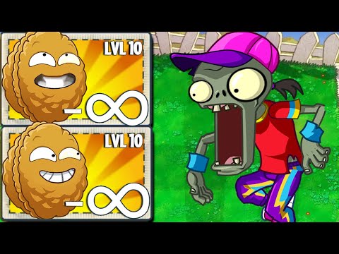 PvZ 2 Power Up INFINITE - All Plants Max Level Vs 100 Breakdancer Zombie - Who is best plant?