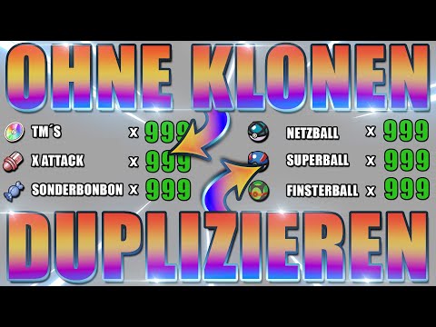 UNENDLICH SONDERBONBON & MEISTERBALL klonen duplizieren vervielfachen! Pokemon Diamant Item Glitch