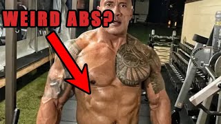 Why The Rock Has Weird Abs