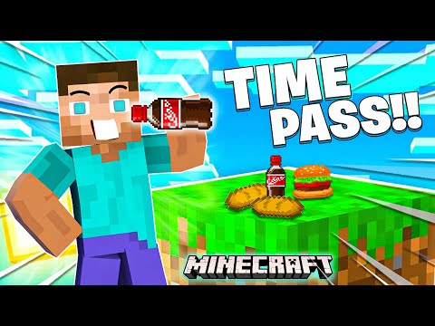 Minecraft, But DOING TIMEPASS in ONE BLOCK again...