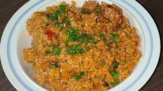 Mexican Rice Recipe | How To Make Spanish Rice Using Brown Rice | Mexican Recipes | Ep. 531 🇲🇽 🍚