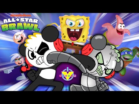 Nickelodeon All Star Brawl Let's Play Combo Vs Robo!