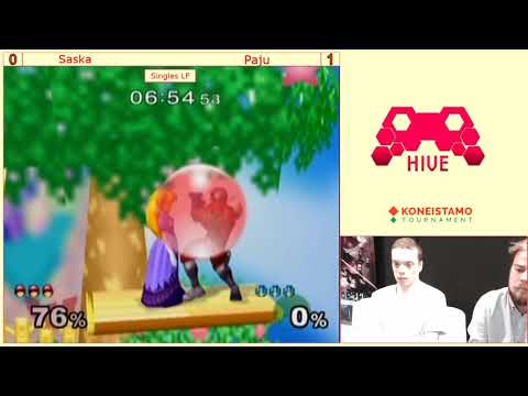 Koneistamo 18 - Melee Singles - Losers Finals - Paju(Peach) vs saska(Cpt.Falcon)
