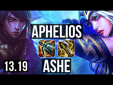 APHELIOS & Karma vs ASHE & Zyra (ADC) | Rank 1 Aphelios, 5/0/2, Rank 9 | JP Challenger | 13.19