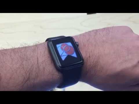 Apple Watch Sport Video Demonstration in Demo Mode (Black strap, 42mm)