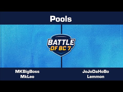 MKBigBoss & MkLeo vs JoJoDaHoBo & Lemmon - Pools - Ultimate Doubles | BoBC7