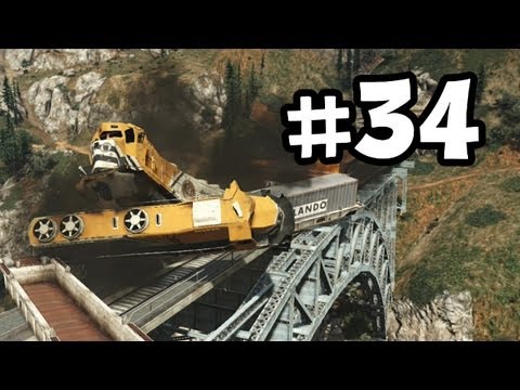 Grand Theft Auto 5 Part 34 Walkthrough Gameplay - Derailed - GTA V Lets Play