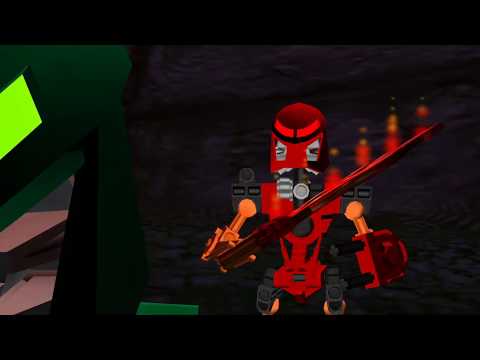BIONICLE The Legend of Mata Nui - Lewa Meets Tahu (REBUILT)