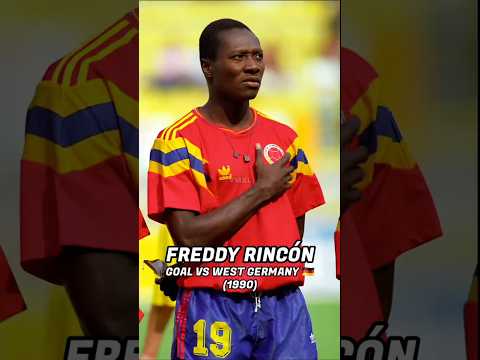 FREDDY RINCÓN 🇨🇴 – GOAL VS WEST GERMANY 🇩🇪 (1990)