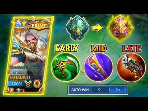 NEW HANABI PERFECT BUILD!🔥EARLY TO LATE GAME BRUTAL DAMAGE! | HANABI BEST BUILD | MOBILE LEGENDS
