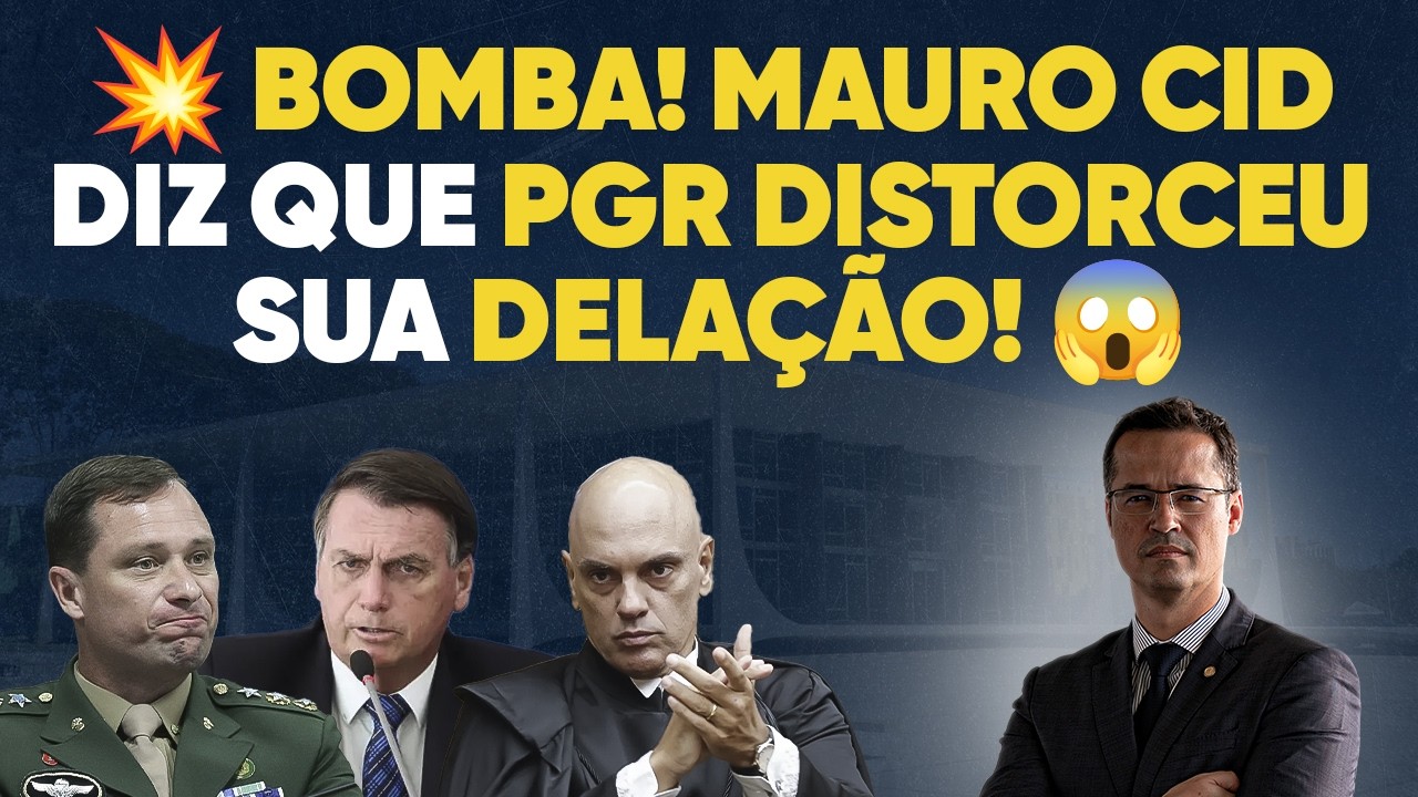 😱 Mauro Cid diz que PGR distorceu sua delação: “distância estelar” 😱