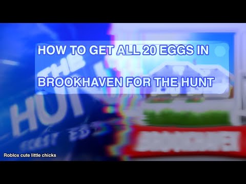 How to get all 20 egg in Brookhaven for the hunt